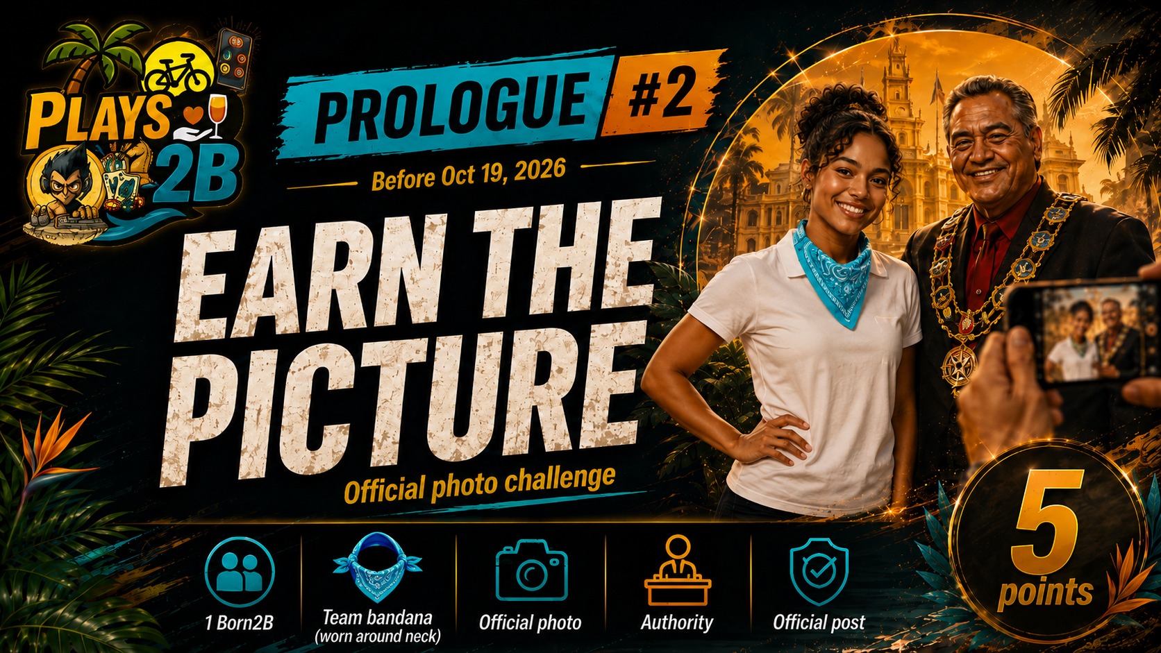 EARN THE PICTURE — Plays2B 2026